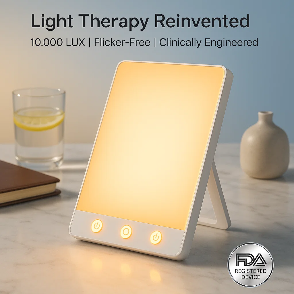 SAD Therapy Lamp | Light Therapy for Seasonal Affective Disorder, Mood Enhancement & Energy Boosting