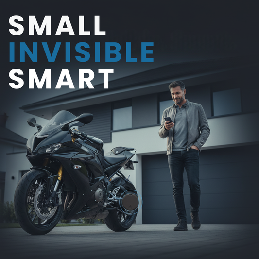 GPS Tracker for Motorcycles | No Subscription, Compatible with Android & iOS for Real-Time Location Tracking