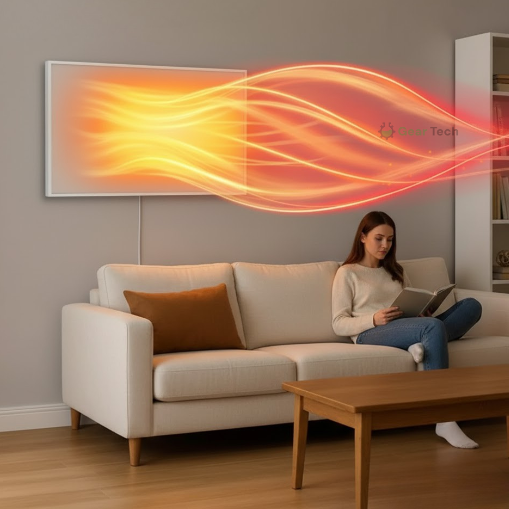 Electric Infrared Panel Heater – Energy Efficient Indoor Space Heater, Portable & Wall Mounted UK