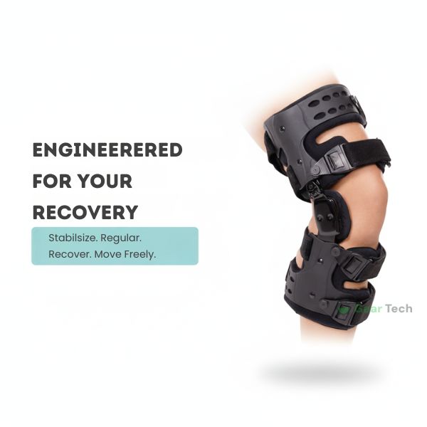 Osteoarthritis Unloader Knee Brace | Medial & Lateral Support for Bone-on-Bone Arthritis Relief, Adjustable Size for Enhanced Comfort