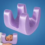 Anti Wrinkle Pillow for Side & Back Sleepers – Cooling Memory-Foam Beauty Pillow to Reduce Shoulder Pain & Sleep Lines