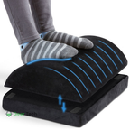Office Foot Stool Cushion for Under Desk | Ergonomic Memory Foam Foot Rest | Arch Support for Posture & Fatigue Relief