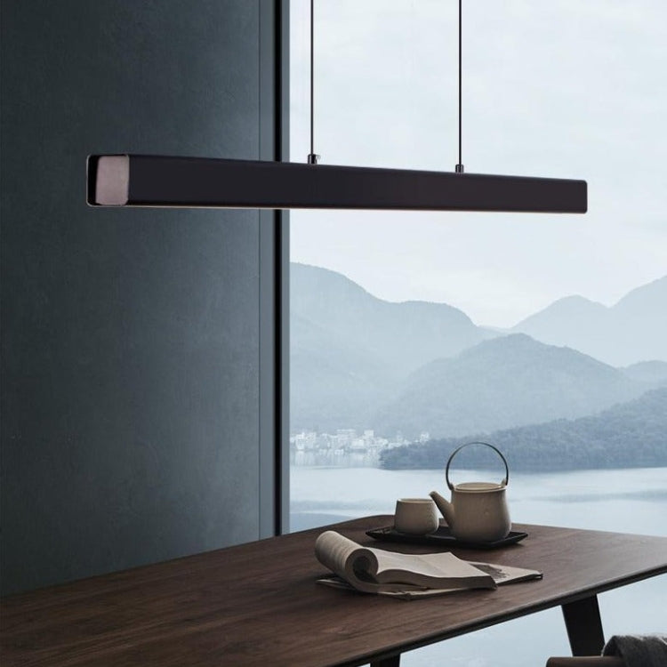 Modern LED Dining Table Chandelier – Nordic Style Long Hanging Light for Restaurant & Office