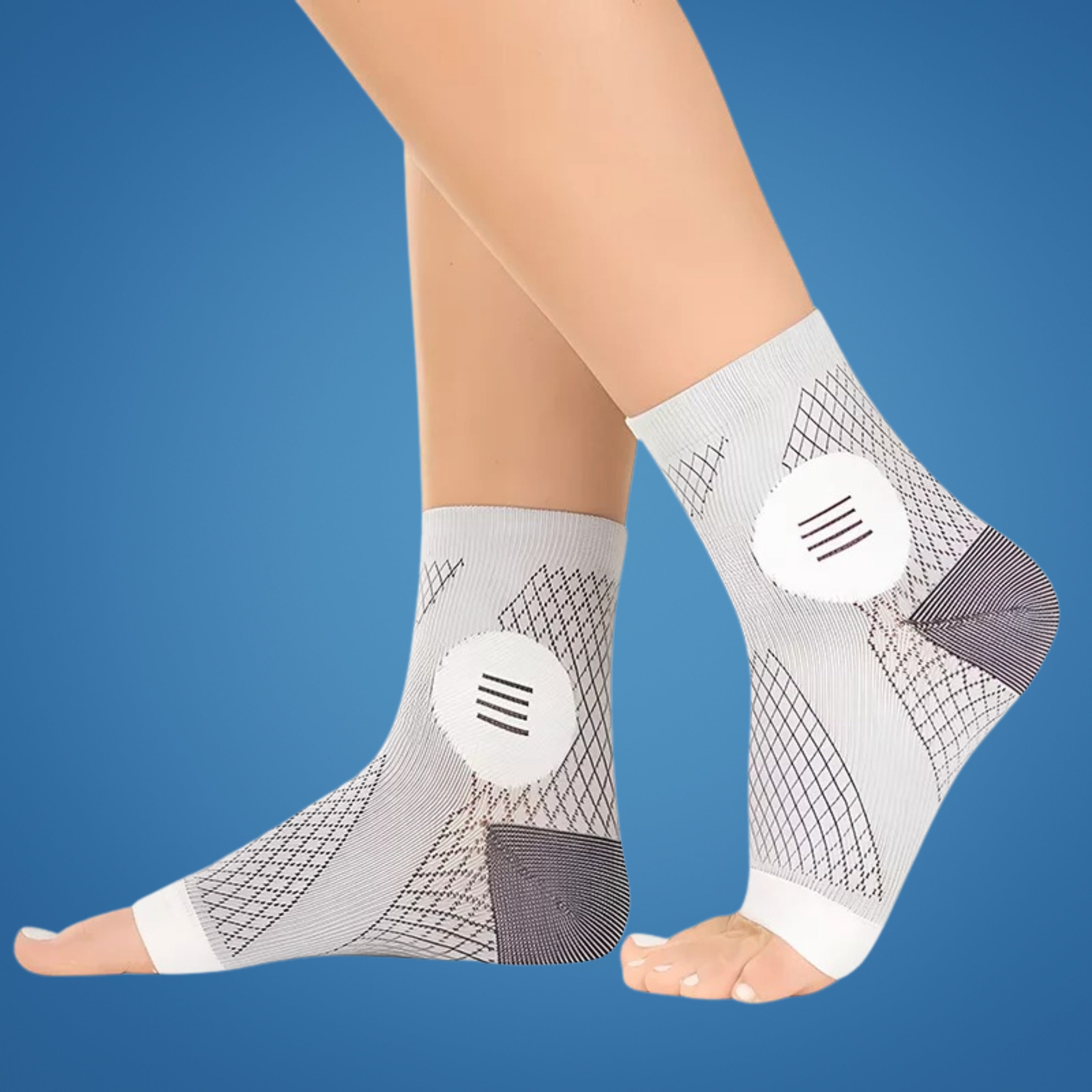 Socks for Feet That Swell – Neuropathy Compression Socks 20-31 mmHg for Swollen Feet All-Day Relief