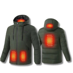 Puffer Heated Jacket – Stay Cozy and Stylish in Winter with Built-In Heating