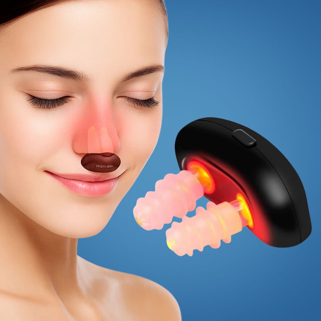 Red Light Nasal Therapy Device - Intranasal LED for Congestion, Hay Fever & Blocked Nose