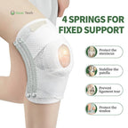Knee Pads for Pain Relief | Support Compression Springs & Adjustable Tension Strap for Stability and Joint Protection