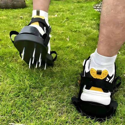 Lawn Aerator Shoes | Adjustable Straps for Healthier Roots & Thicker Grass without Heavy Tools