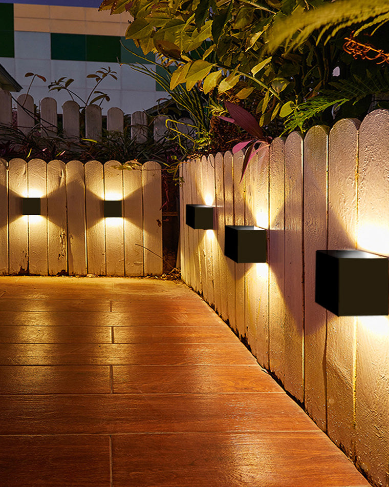 LED Outdoor Up Down Wall Light | Waterproof Metal Fixture for Patio. Garden & Entryway Illumination