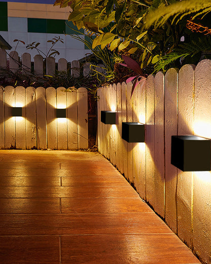 LED Outdoor Up Down Wall Light | Waterproof Metal Fixture for Patio. Garden & Entryway Illumination