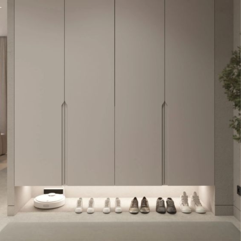 Ultra-Thin LED GlowLight – USB Rechargeable Motion Sensor Cabinet Light with Magnetic Backing for Kitchen, Wardrobe, or Closets