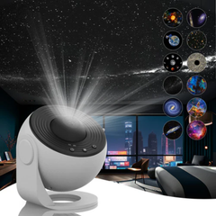 Galaxy Projector with 360° Rotation - Stunning Room-Wide Night Sky View