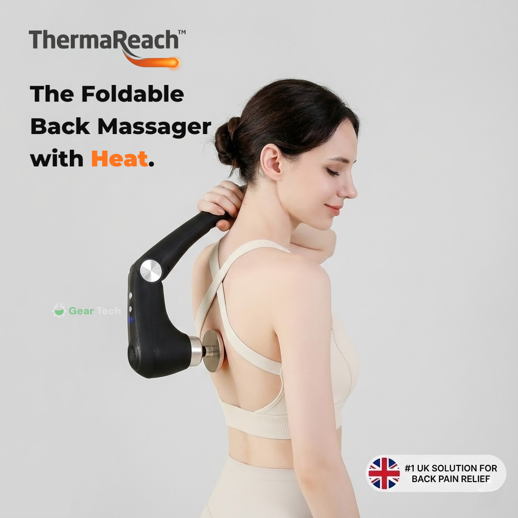 ThermaReach™ - Back Heater & Massager Gun