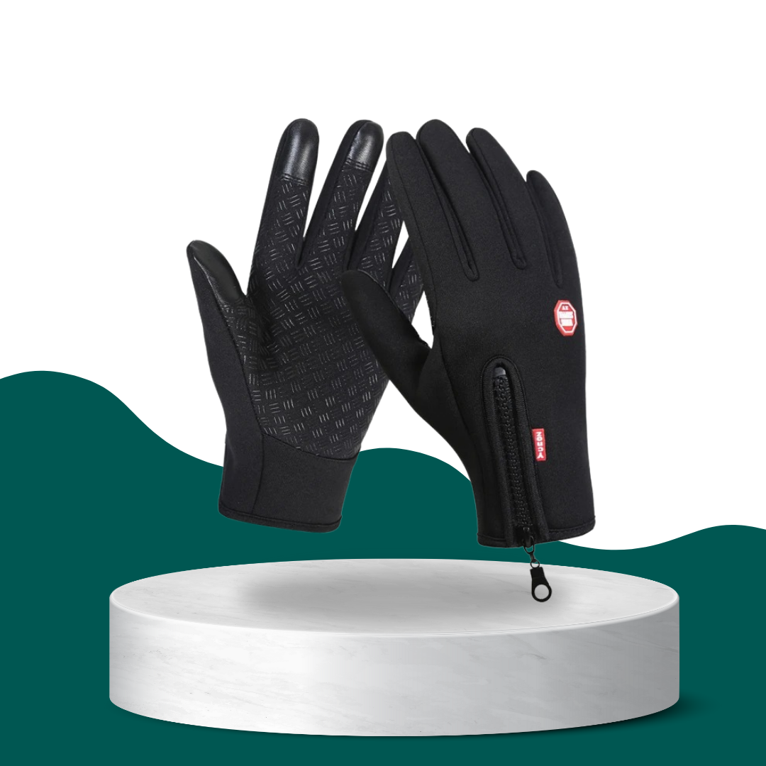 Warm Waterproof Gloves: Thermal Gloves with Touch Screen | Biking, Golf, Raynaud's, and Winter Sports