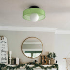 LED Round Flush Mount Ceiling Light Fixture - Modern Energy-Efficient Lighting for Contemporary Home Décor & Low Ceilings