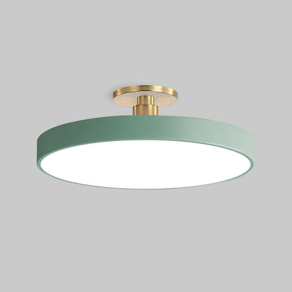 LED Ceiling Light | Modern Black Metal Flush Mount, Energy-Efficient & Ideal for Living Room, Bedroom or Hallway