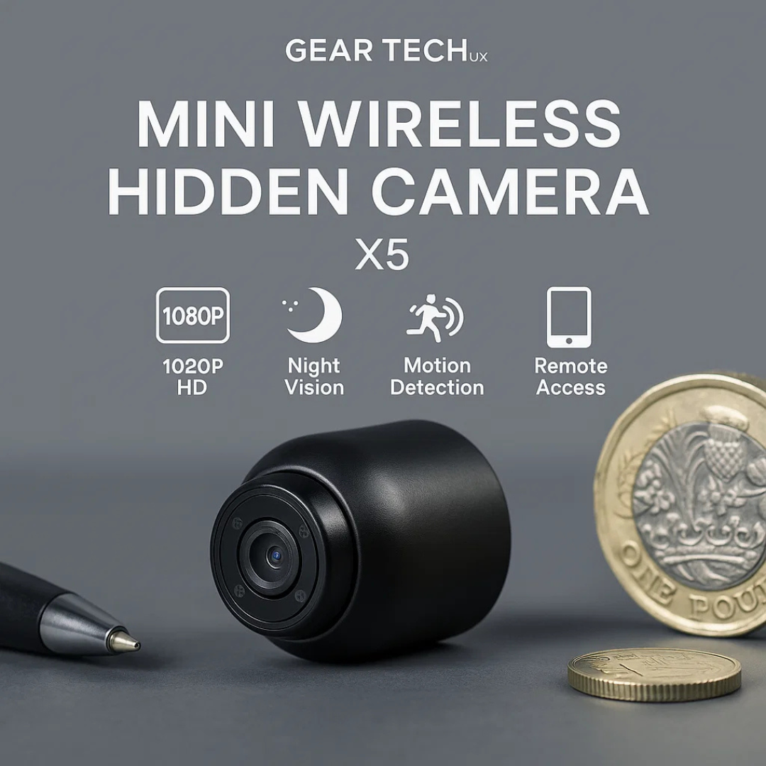 Mini Wireless Hidden Camera and Audio - Tiny Surveillance Mini Spy Cameras Wireless Nanny Monitoring