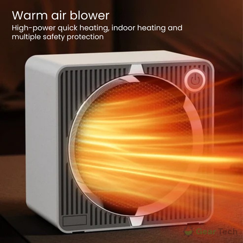 500W Electric PTC Ceramic Heater | Rapid Heating, Energy Efficient & Safe for Indoor Use in Winter