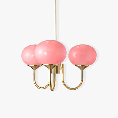 LED Marshmallow Chandelier Light Fixture - Modern White Pendant Lighting for Dining Room & Living Room Decor