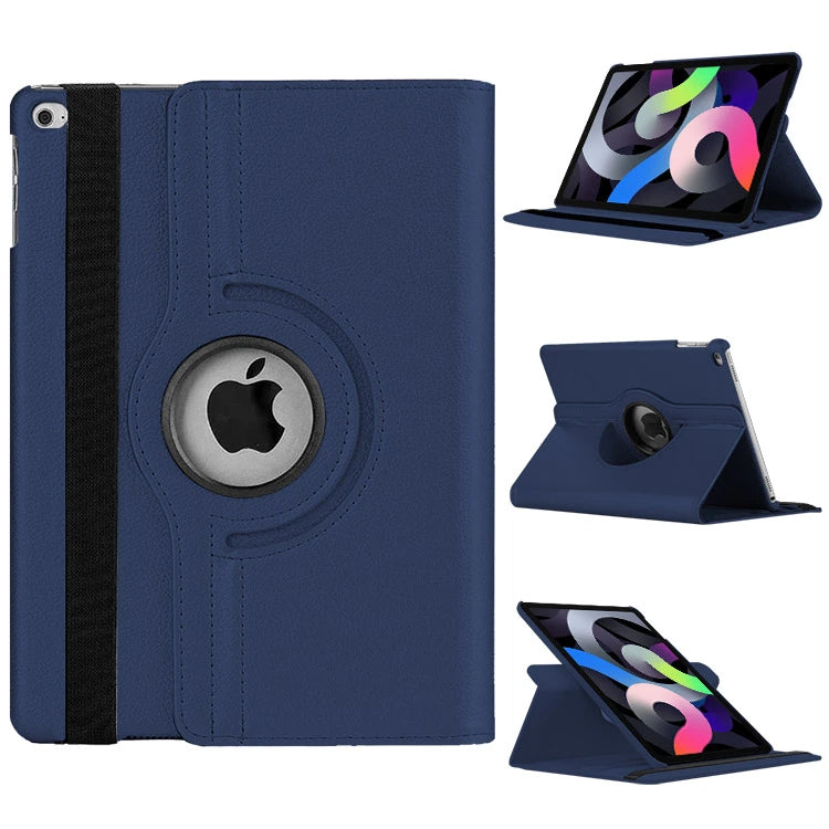 360-Degree Rotating Smart Leather Stand Case for iPad – Auto Sleep/Wake, Protective Cover