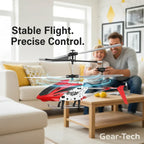 Hercules Unbreakable 3.5CH RC Helicopter Mini RC Helicopter with Gyro Crimson