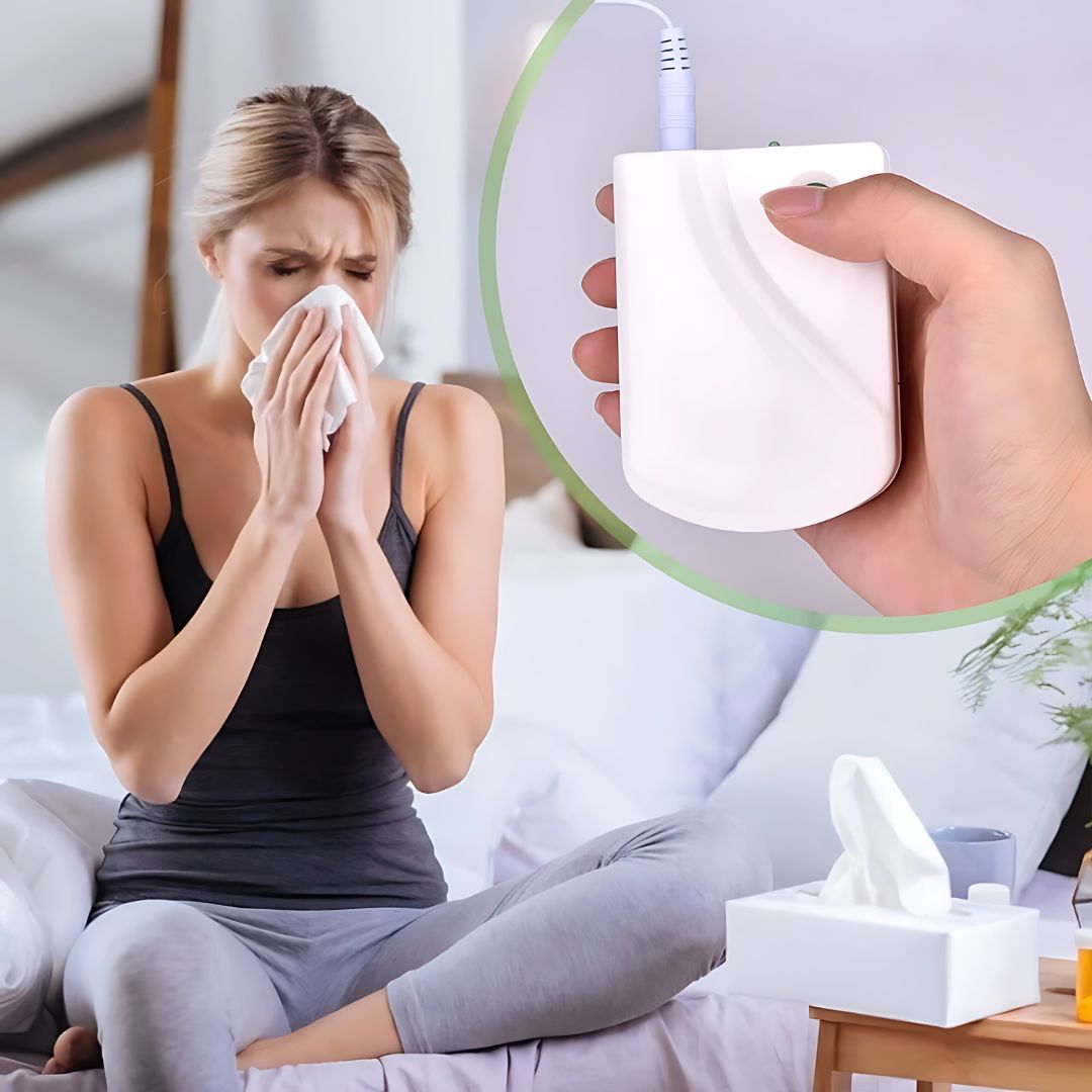 Infrared Therapy Device for Allergic Rhinitis and Runny Nose Relief, Comfortable Nasal Congestion Treatment