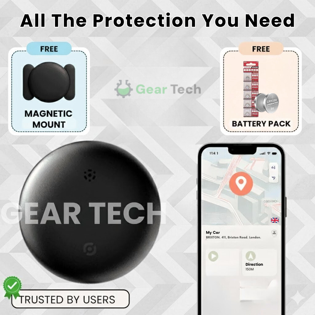 GPS Tracker Without Subscription | Compatible with Android & iOS for Real-Time Location Tracking