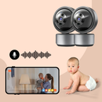 Nanny Cam With Audio | Wireless Baby Monitor Nanny Camera With 2-Way Talk, Night Vision & Alerts