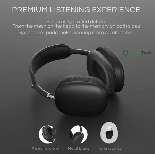 PRO Wireless Headphones | Crystal Clear Sound, Ultimate Comfort & Up to 40 Hours Battery Life for Home and On the Go