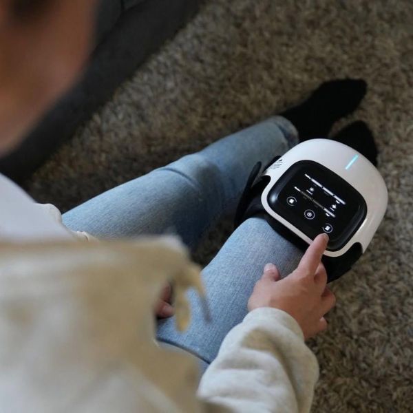 Knee Massager with Red Light Therapy for Pain Relief and Muscle Recovery