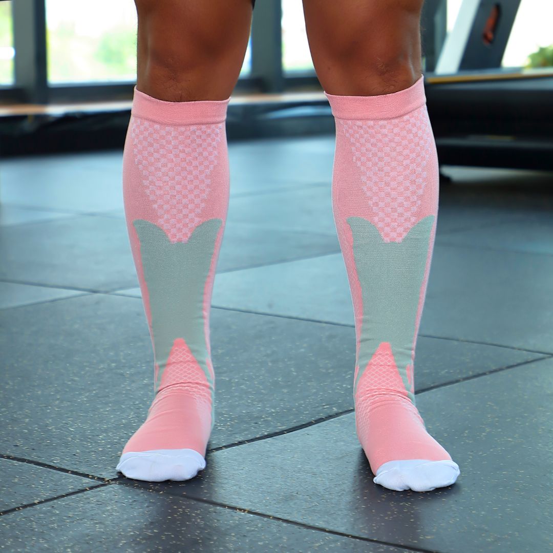 Cool Compression Stockings (20-30mmHg) | Fashionable Graduated Support Socks for Men & Women
