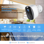 Wireless Mini Security Camera for Home | Small 1080P Indoor Security Camera – Works Without WiFi or Subscription