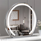 LED Touch Control Vanity Mirror | 360° Rotatable. Dimmable Light & Ideal for Daily Makeup and Skincare Applications