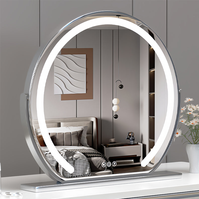 LED Touch Control Vanity Mirror | 360° Rotatable. Dimmable Light & Ideal for Daily Makeup and Skincare Applications