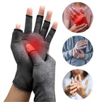 Fingerless Gloves for Arthritis – Compression Support for Hand & Joint Pain Relief