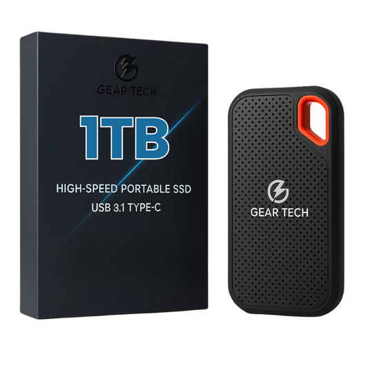 1TB External SSD Hard Drive – Portable USB 3.1 Solid State Storage for PC, Laptop & Mac