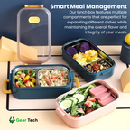 Insulated Lunch Box | Superior Temperature Retention & Multi-Compartment Design for Office, School & On-the-Go Meals