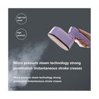 WrinkleAway™ | Compact Steam Iron for Travel | Portable Wrinkle Remover for Clothes & Garments