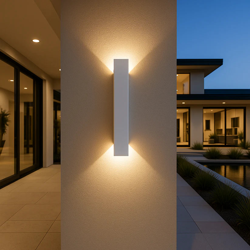 Weatherproof LED Outdoor Wall Light | IP65 Rated, Energy Efficient & Modern Design for Garden and Terrace Use