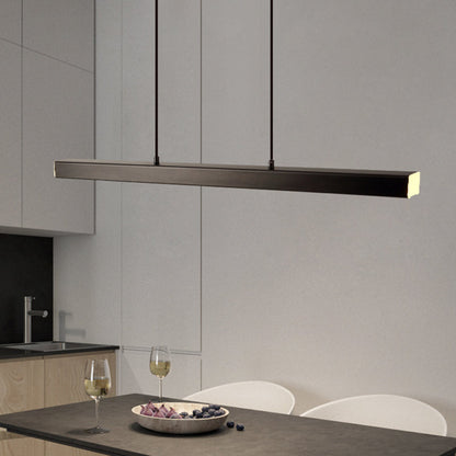 LED Pendant Light Fixture - Industrial Style with Adjustable Height - Perfect for Kitchen, Dining Room, and Loft Spaces