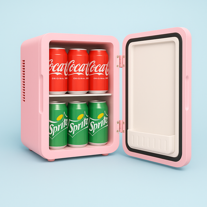 Mini USB Fridge | Compact, Portable & USB-Powered Cooler for Desk, Travel & Home Use
