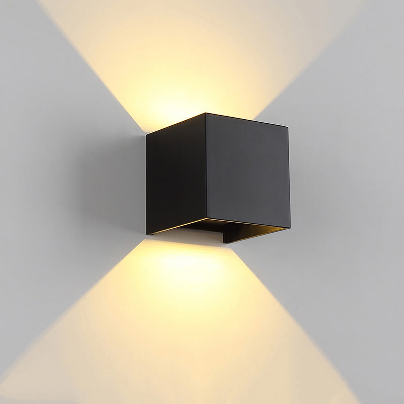 LED Outdoor Up Down Wall Light | Waterproof Metal Fixture for Patio. Garden & Entryway Illumination
