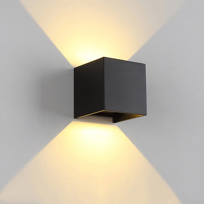 LED Outdoor Up Down Wall Light | Waterproof Metal Fixture for Patio. Garden & Entryway Illumination
