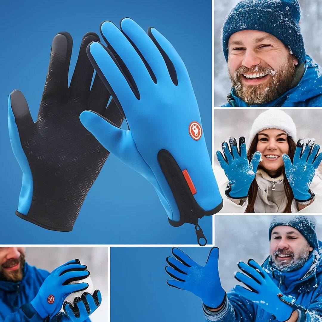 Waterproof Thermal Gloves for Men & Women | Touchscreen & Windproof | Anti-Slip Grip for Running, Cycling & Driving