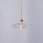 Stylish Hibiscus Flower Lamp – Elegant Glass Pendant Light for Modern Interiors