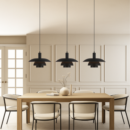 Danish Style LED Pendant Light | Minimalist Design. Dimmable & Ideal for Dining Room. Kitchen or Living Space