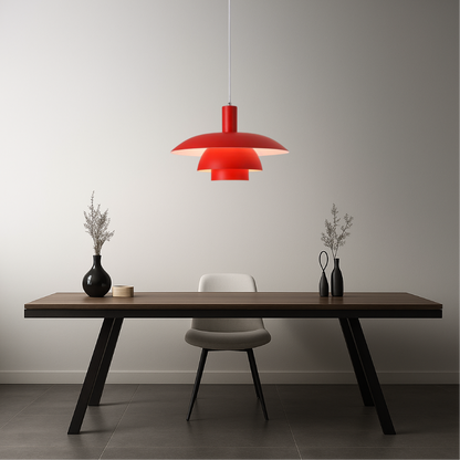 Danish Style LED Pendant Light | Minimalist Design. Dimmable & Ideal for Dining Room. Kitchen or Living Space