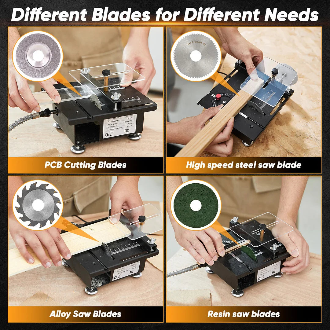 Portable Tabletop Saw - Wood Shaping Power Tool