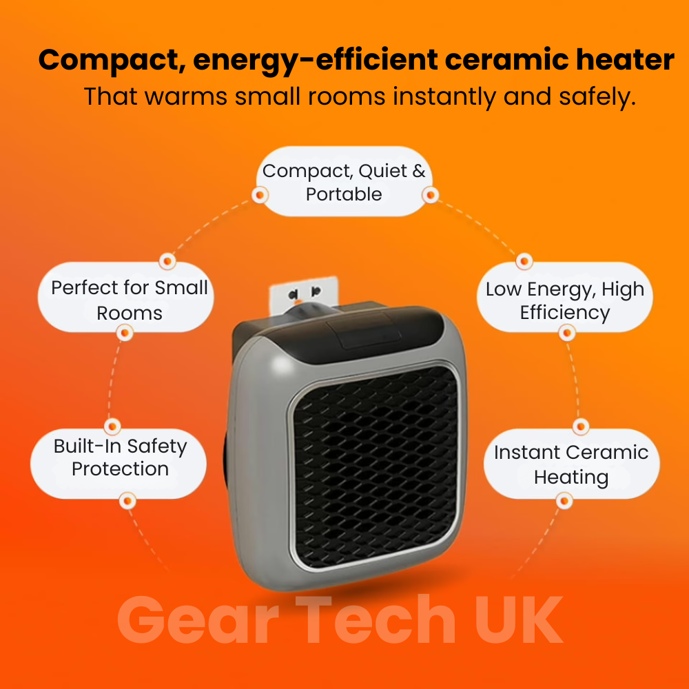 Portable Bathroom Wall Heater | High energetic efficiency and fast heating