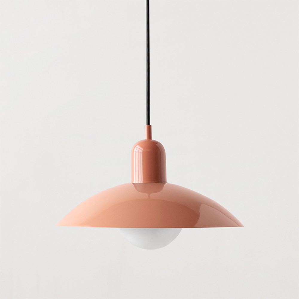 LED Bauhaus Pendant Light Fixture - Colorful Macaron Design for Kitchen, Dining Room & Modern Interiors